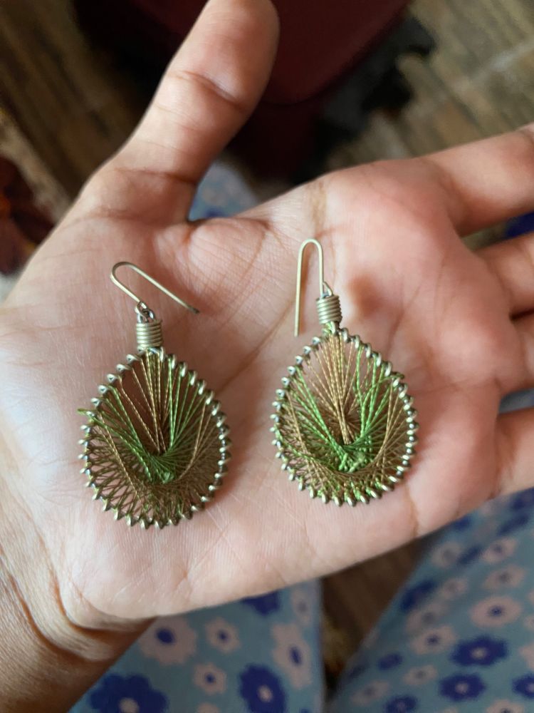 Handmade Peacock Earrings