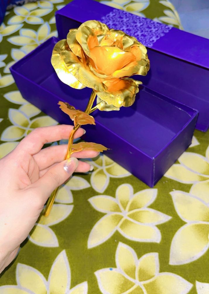 24k Golden Rose