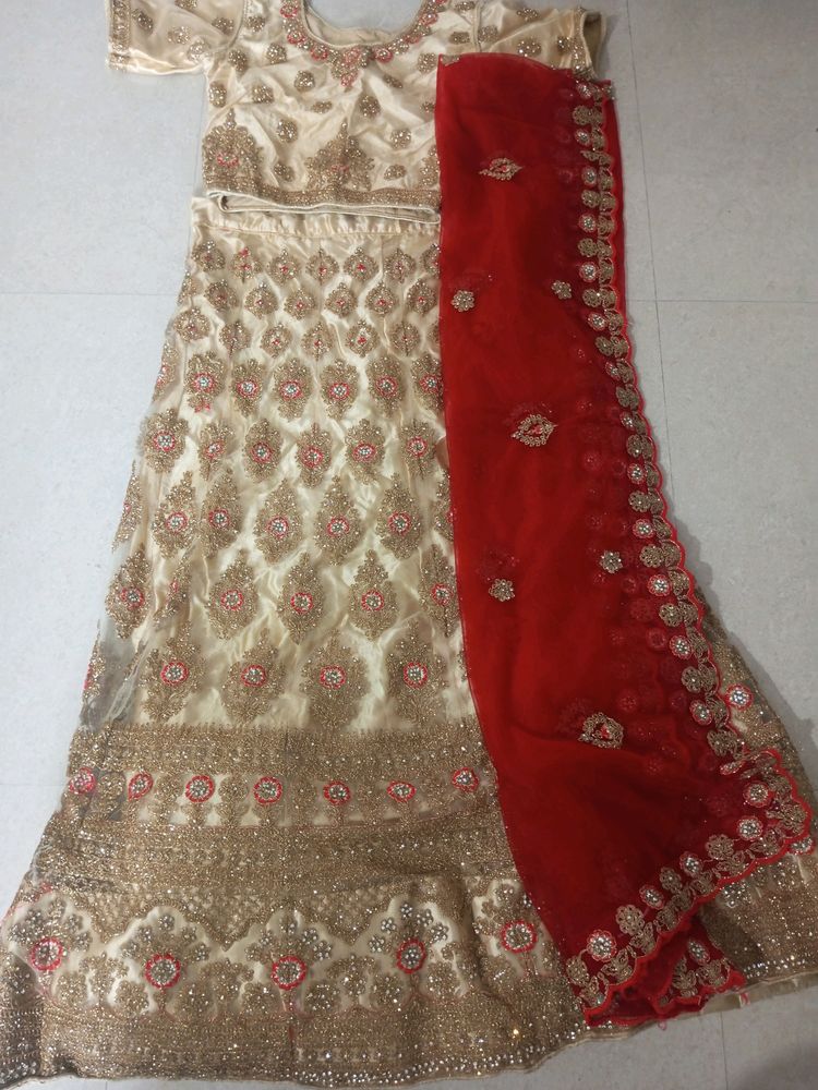 Beautiful Lehenga With Heavy Stone Work