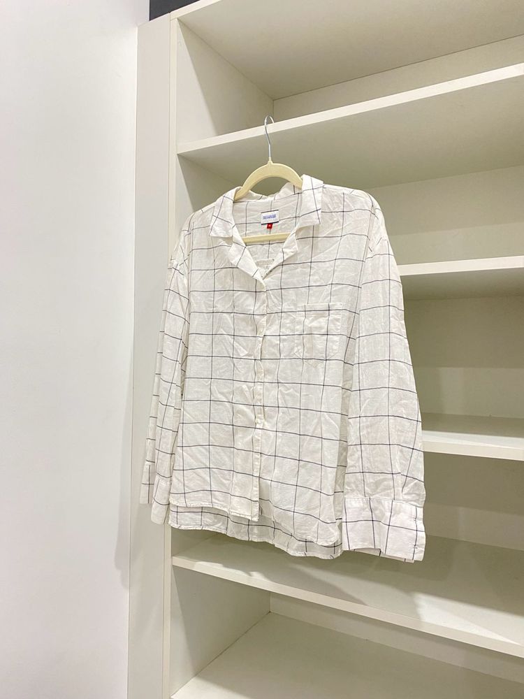 Hum & Bumper Checked Cotton Top