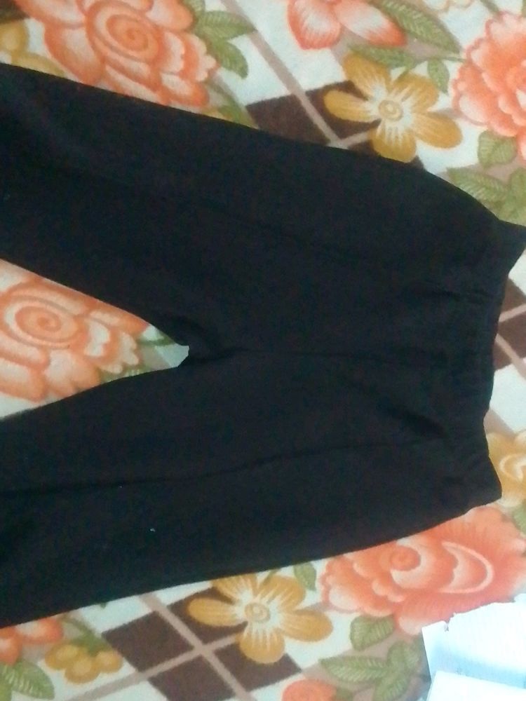 Black Flared Trousers