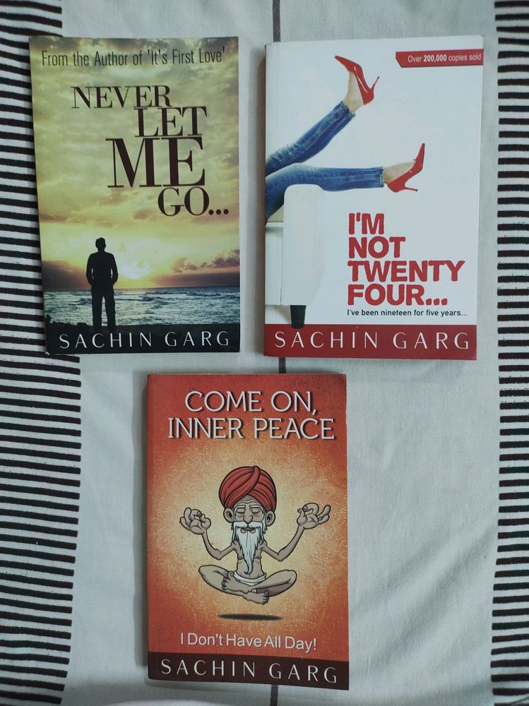 Set Of 3 Three Sachin Garg Books