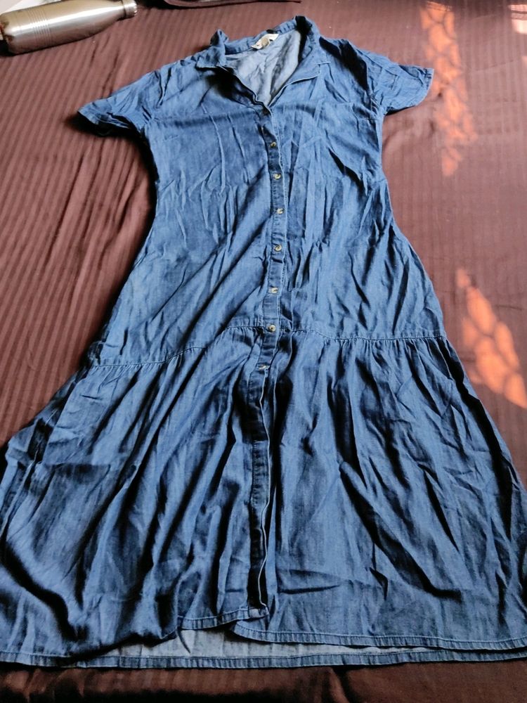 Denim Maxi Dress