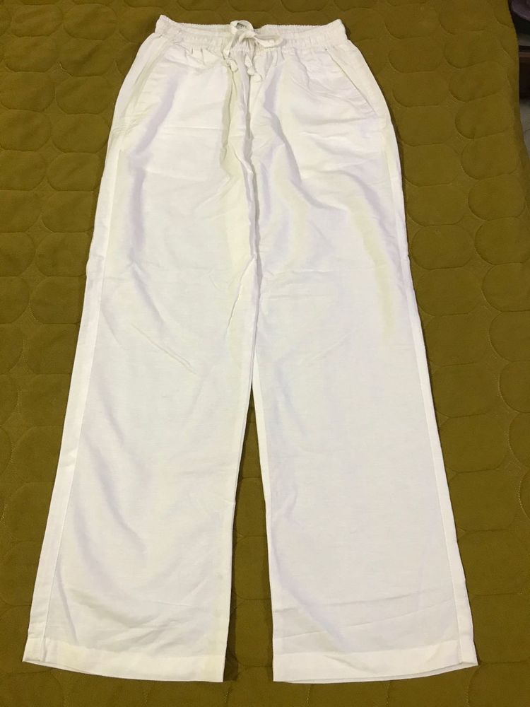 Casual White Trouser Waist 30(stretches Further)