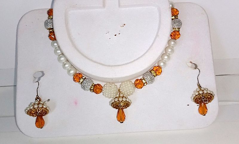 🌈Beautiful Orange Trendy Jewelry Set🧡🌈