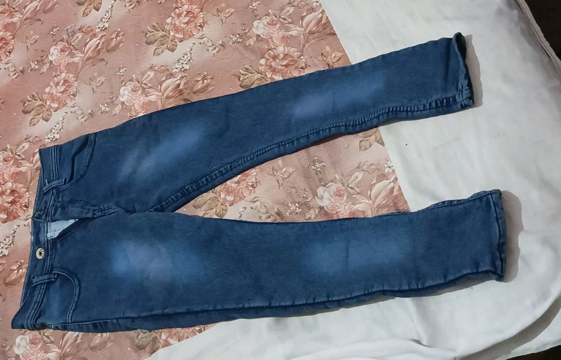 Blue Colour Jeans For Kid