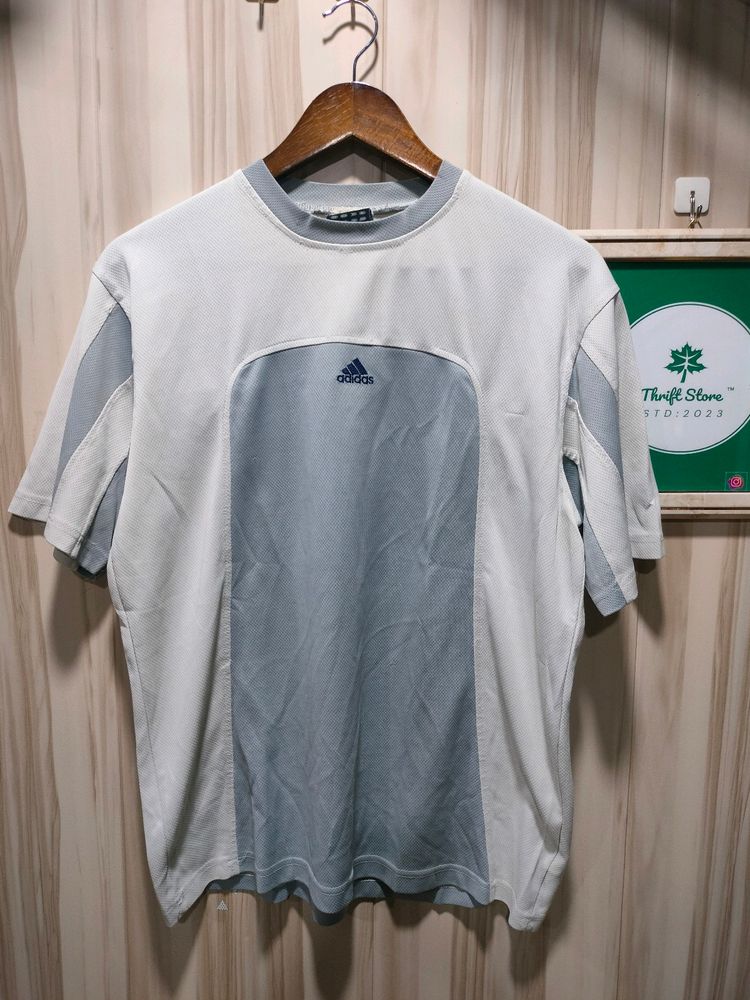 Adidas White Grey T-shirt