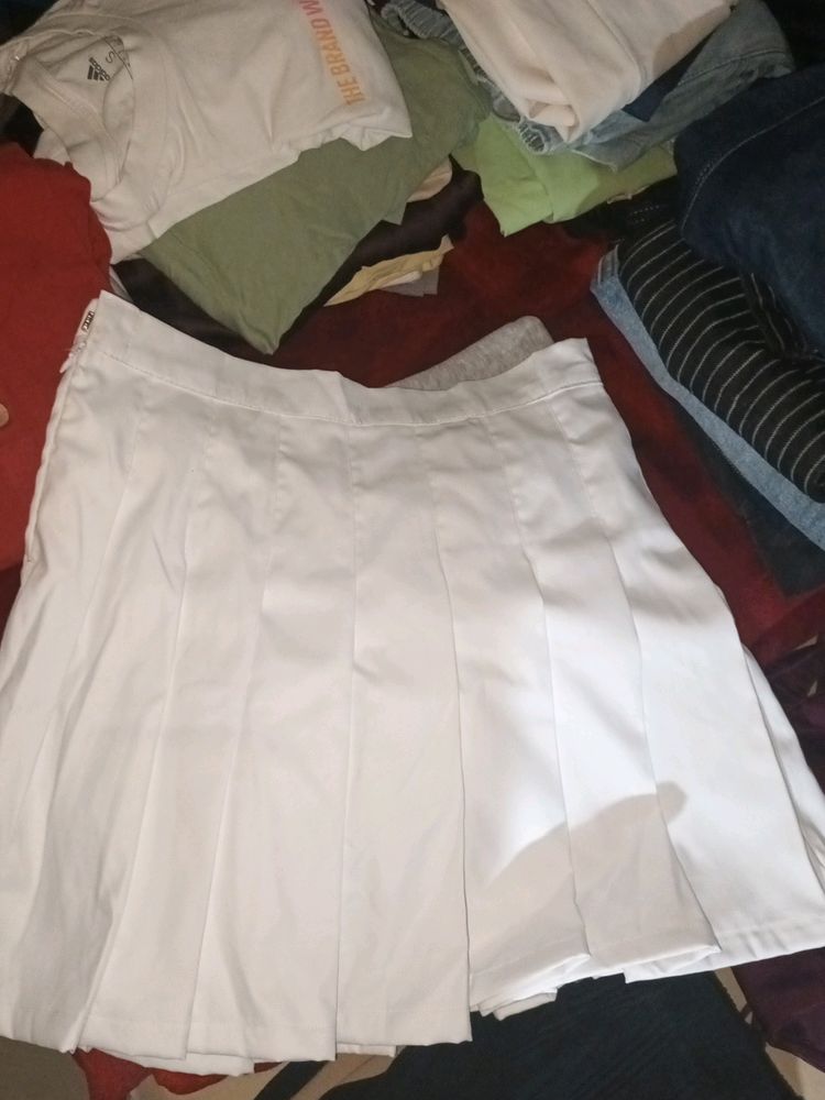 White Tennis Skirt