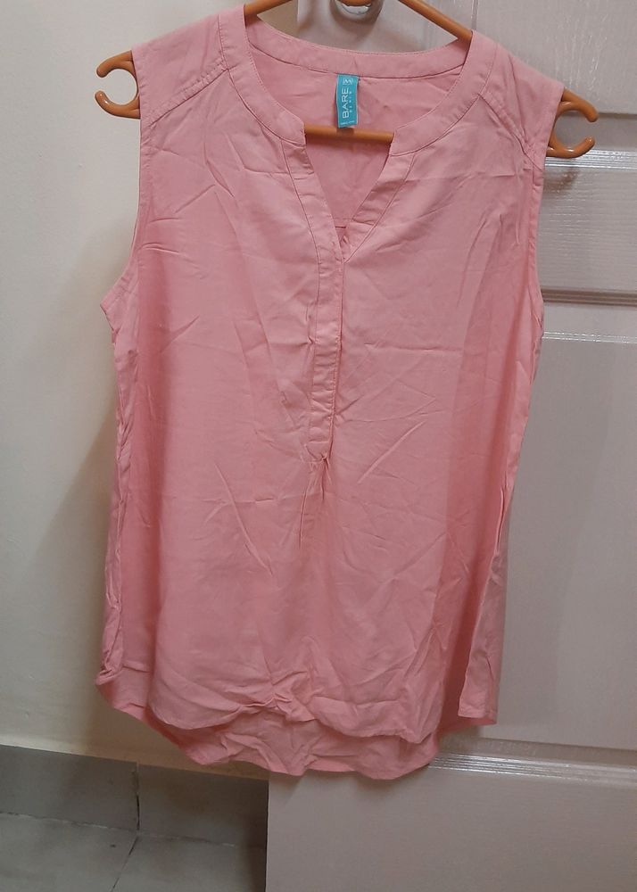 Peach Sleeveless Top