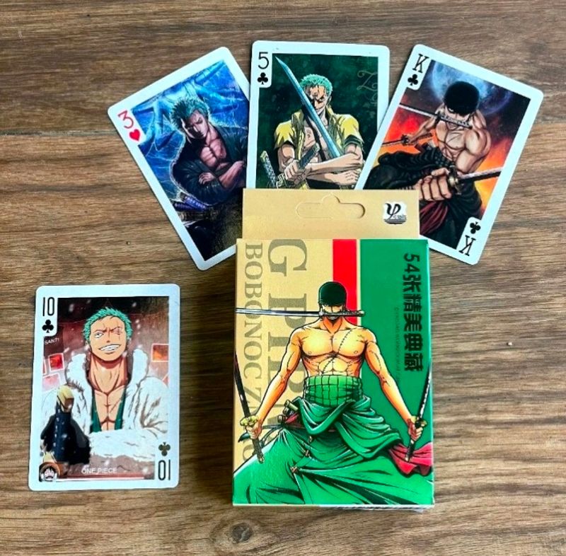 One Piece Zoro Anime Playing Cards