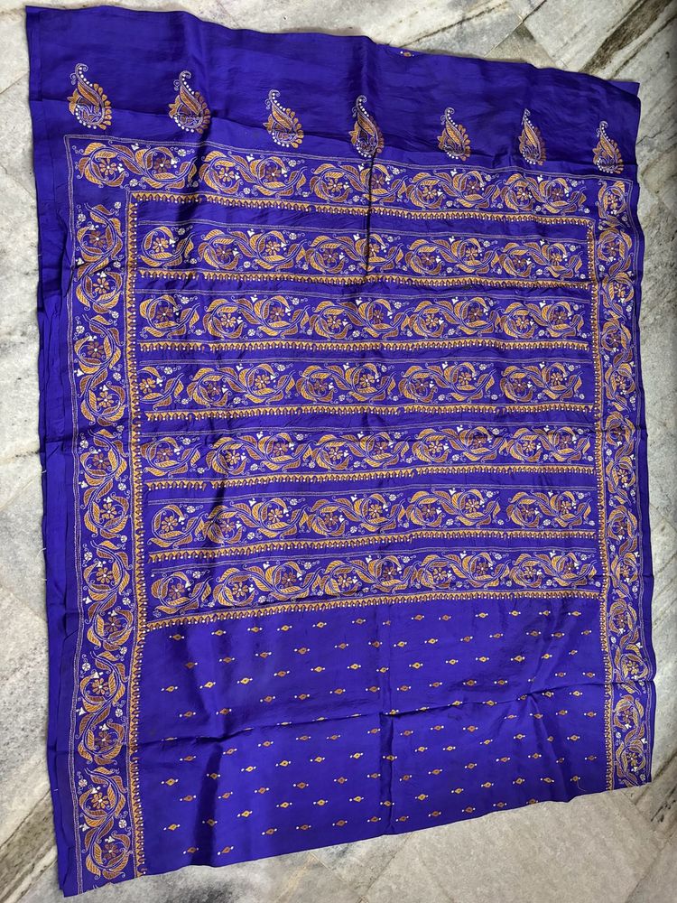 Pure Silk Kantha Saree