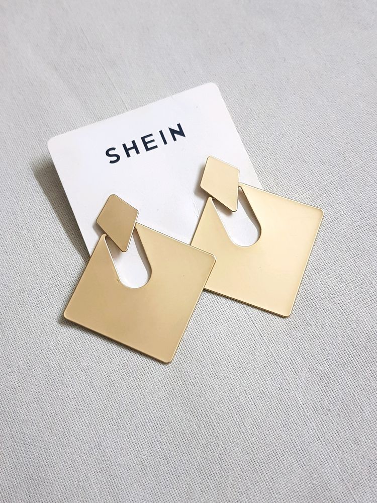 🆕💗 Aesthetic Rhombus Drop Earrings