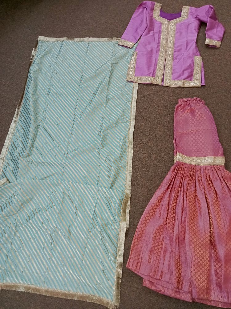 Gharara Kurti And Dupatta