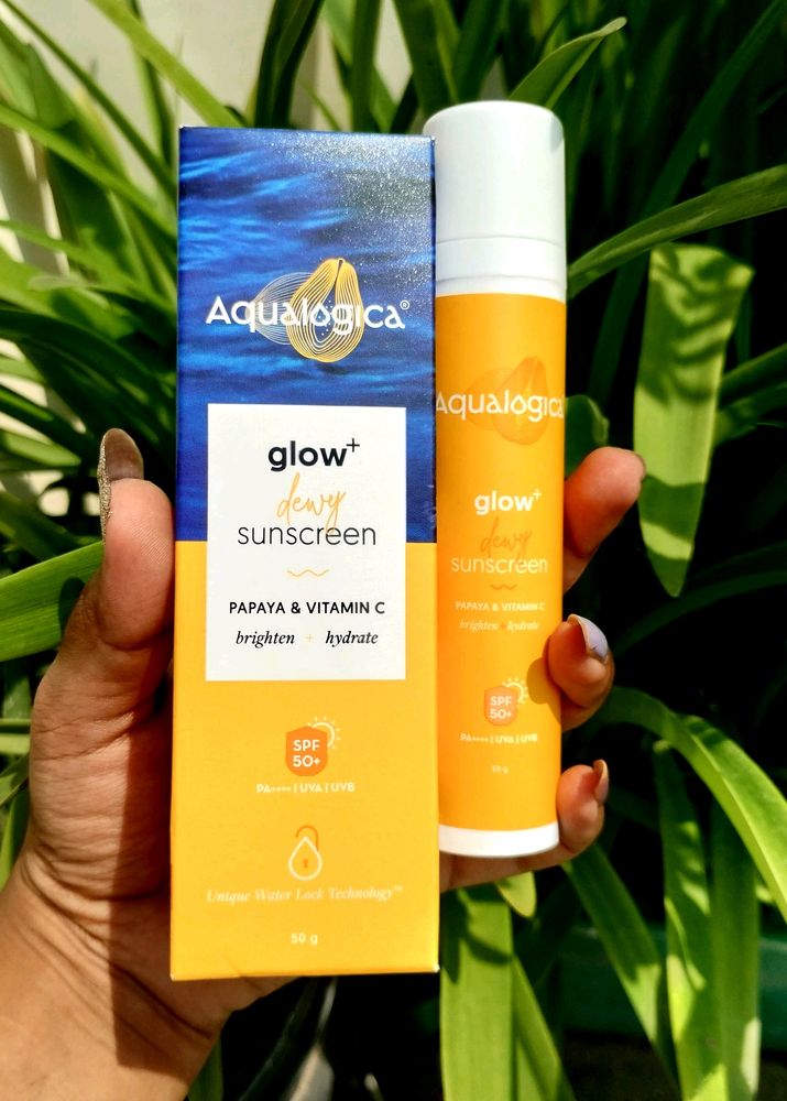 Aqualogica Glow+ Dewy Sunscreen - 50g