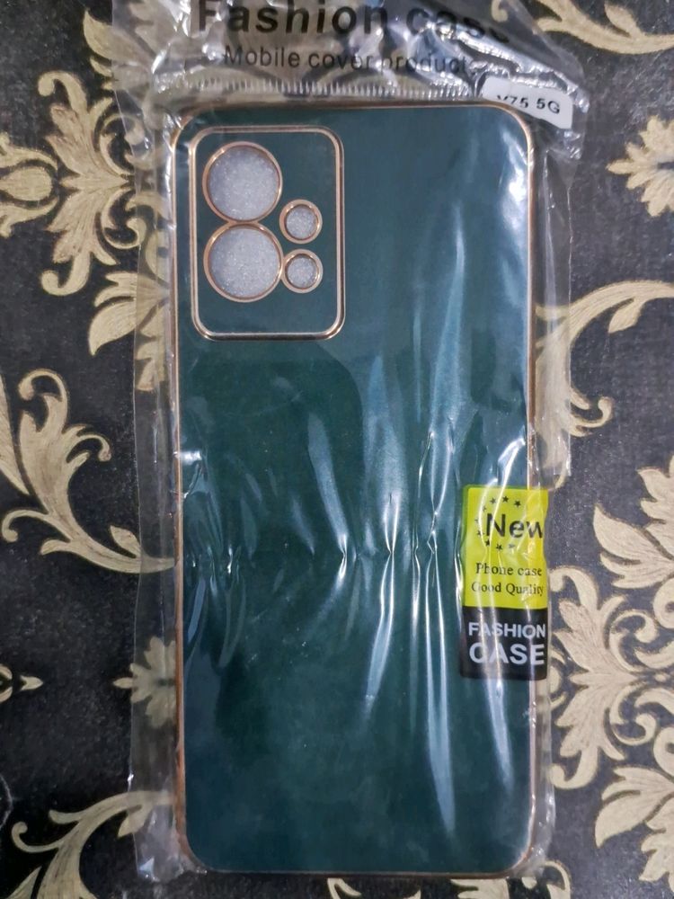 Back Cover | Vivo Y75 5G (Gold & Green)