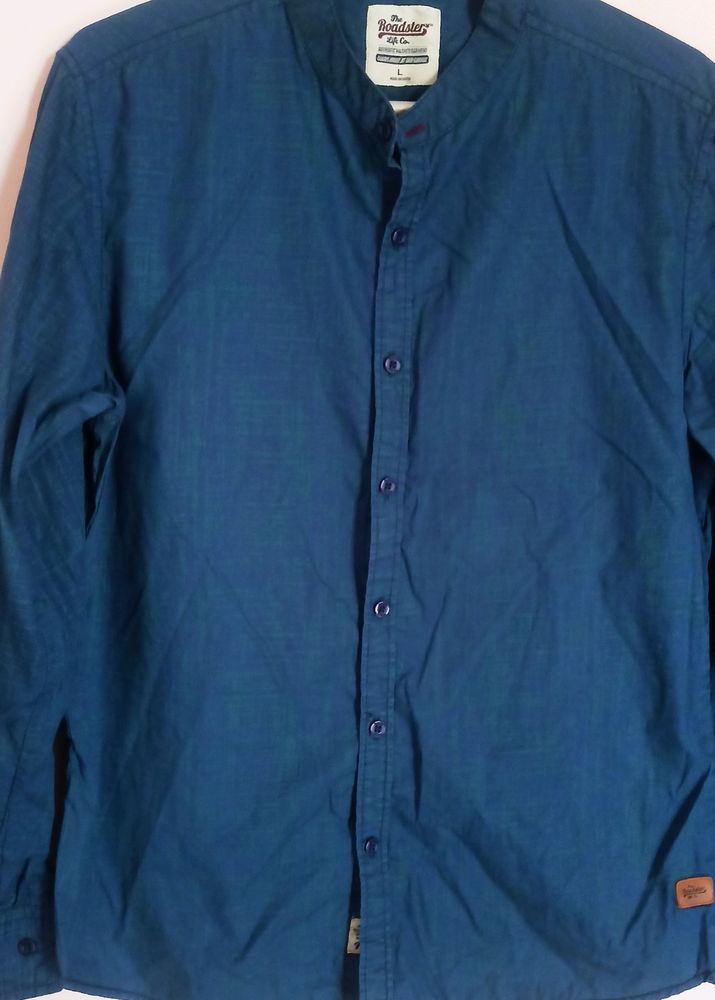 Trendy Look Blue Shirt