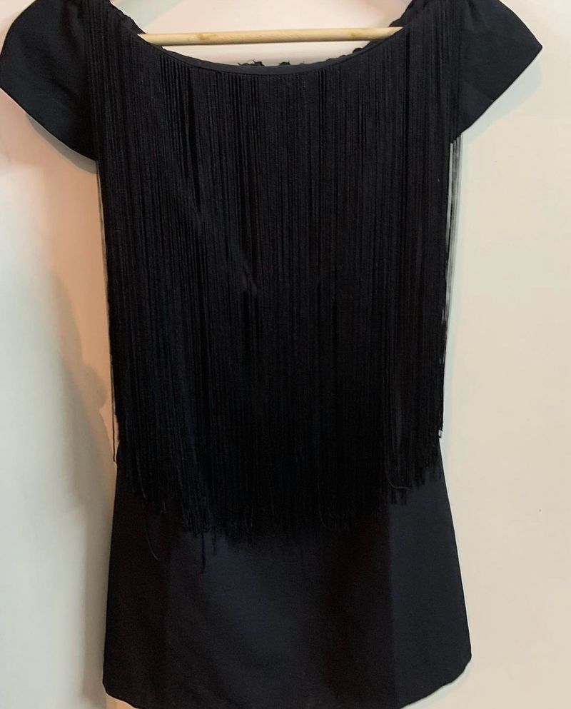 ZARA MINI BLACK BODYCON DRESS