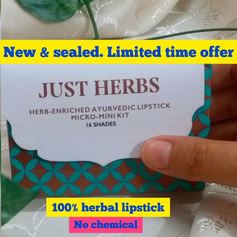 100% Herbal Lipsstick "Just Herbs"