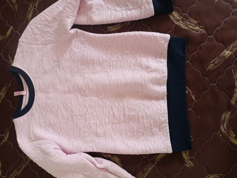 Baby Pink Woolen Sweater