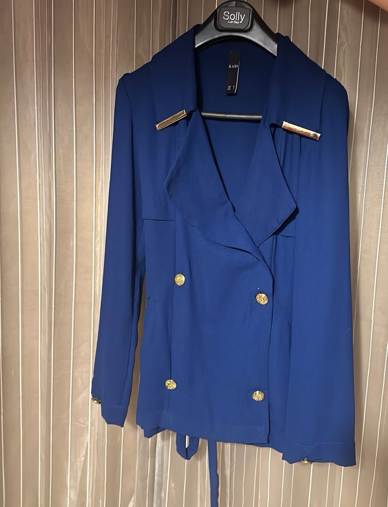 Kazo - Navy Blue Dressy Blazer