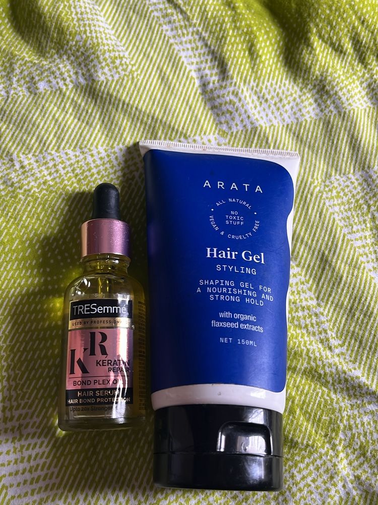 Hair Gel And Serum