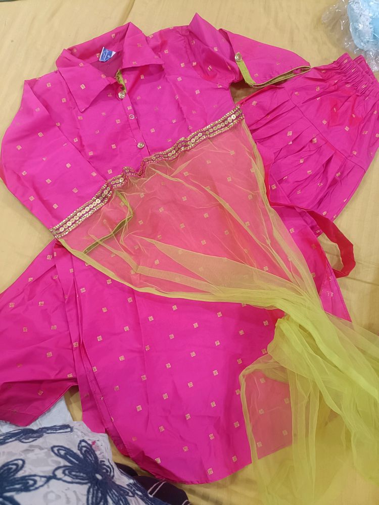 Girls Kurta Set Size 32 8 To 10 year