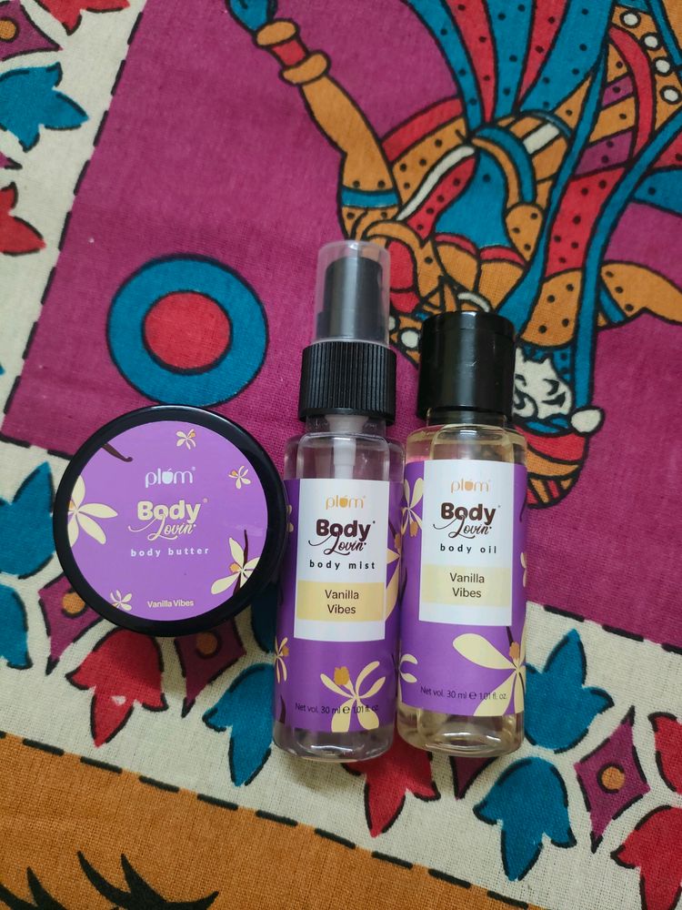 Plum Body Care Range Trial Pack Combo