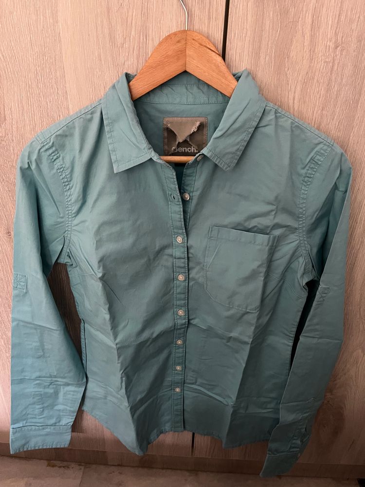 Women Shirt Aqua Blue, Bust 34