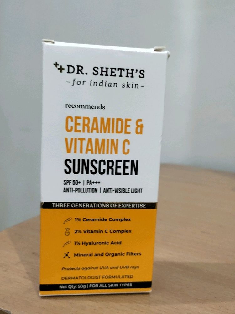 Dr. Sheth's Ceramide & Vitamin C Sunscreen