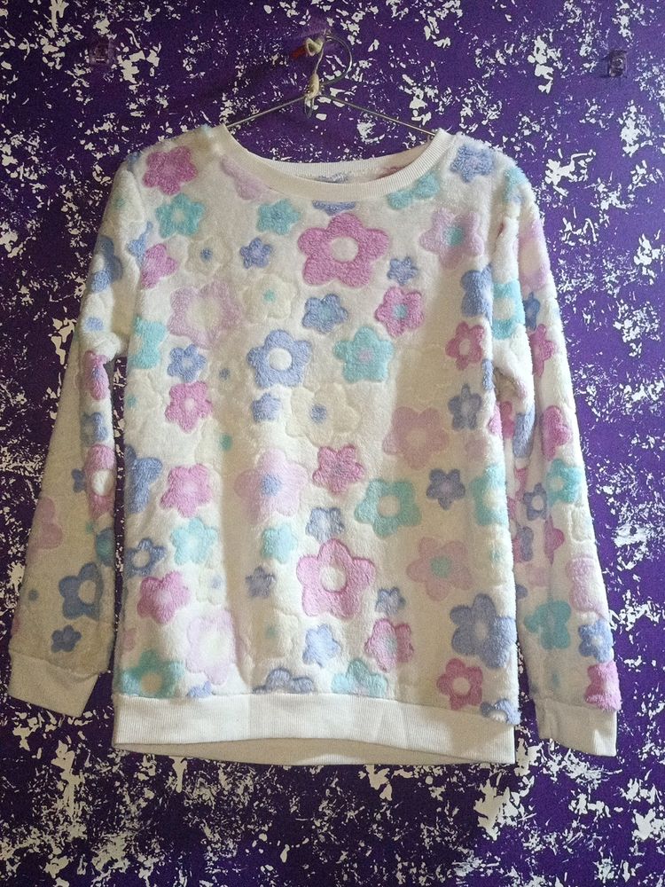 Woolen Flower Sweater