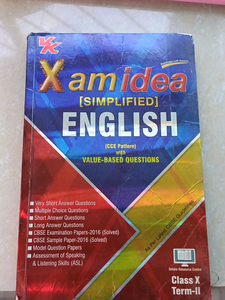 Exam Idea Class 10 English