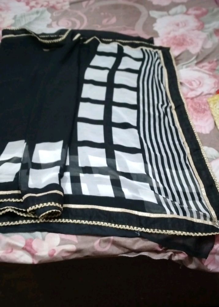 Daily Use Black Saree