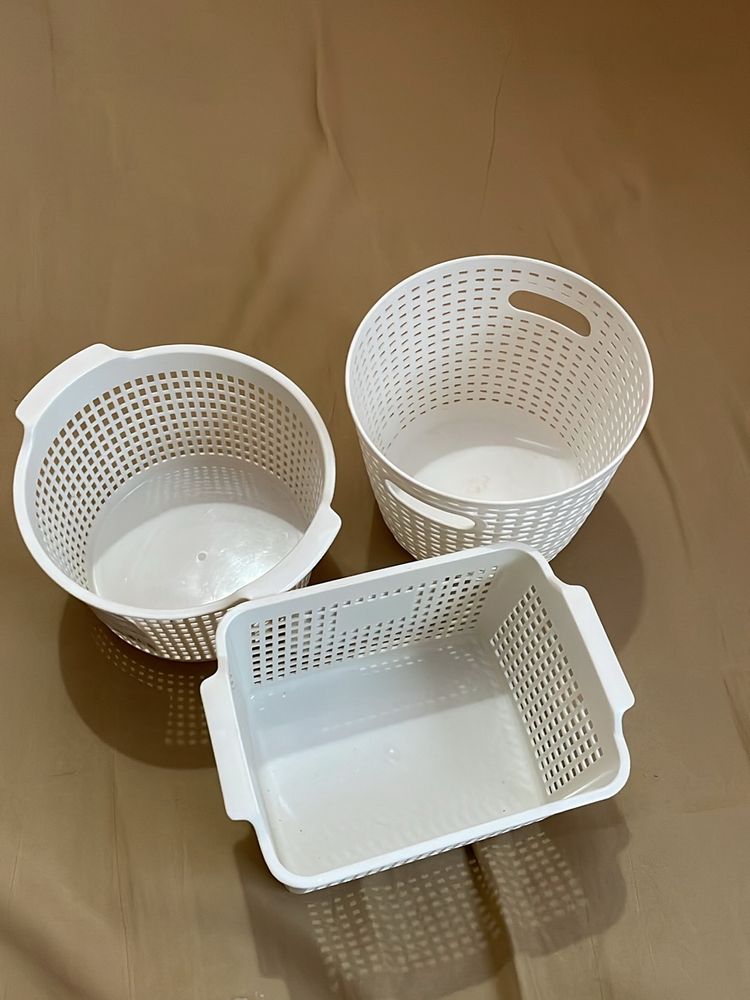 2Miniso Round Storage Basket