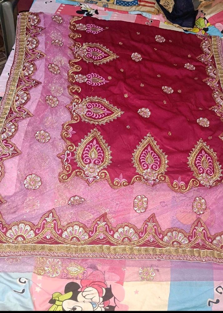 Heavy Embroidery Saree