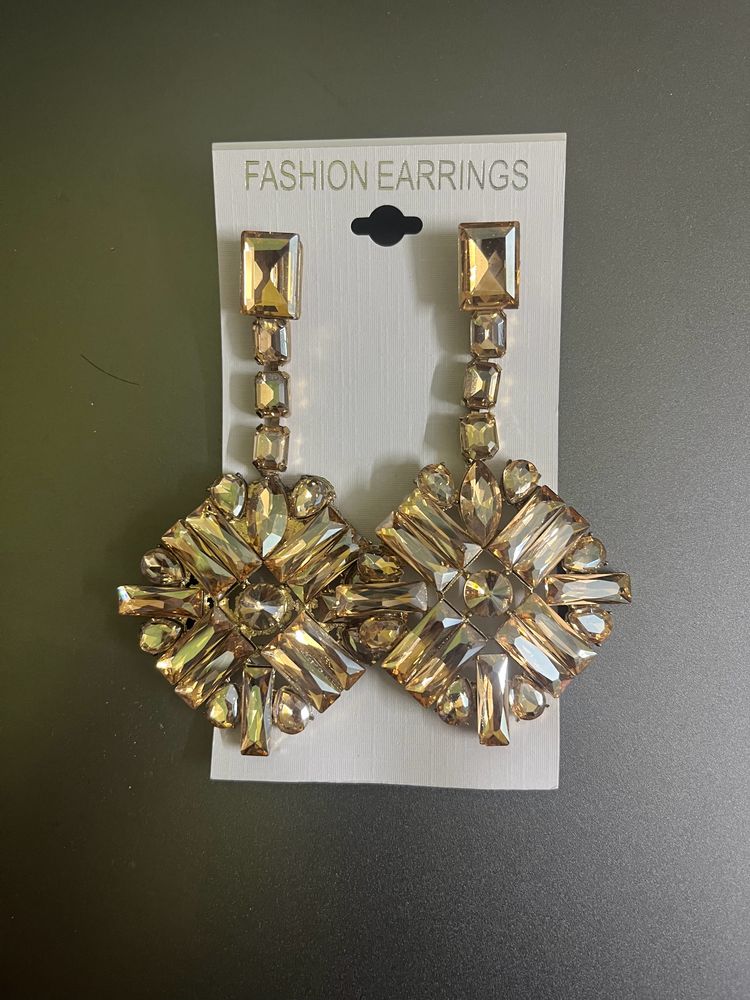 Big Size Party Wear Stone Earring