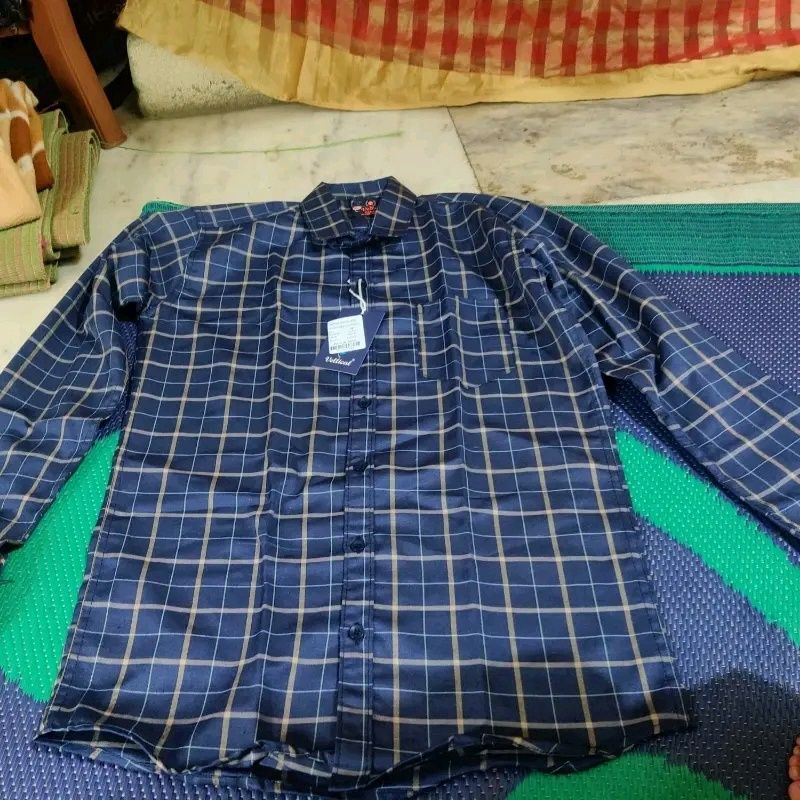 Mens Casual Checkered Shirt