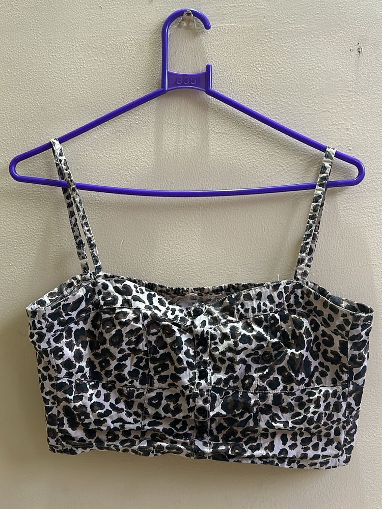 Cheetah Print crop top