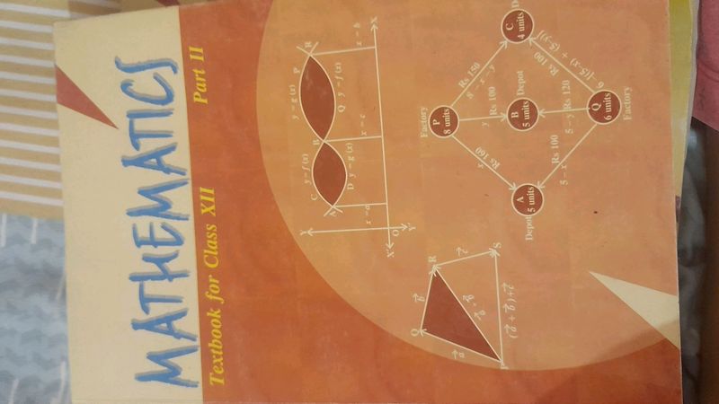 Class 12th Maths Book. Both Part 1 And 2