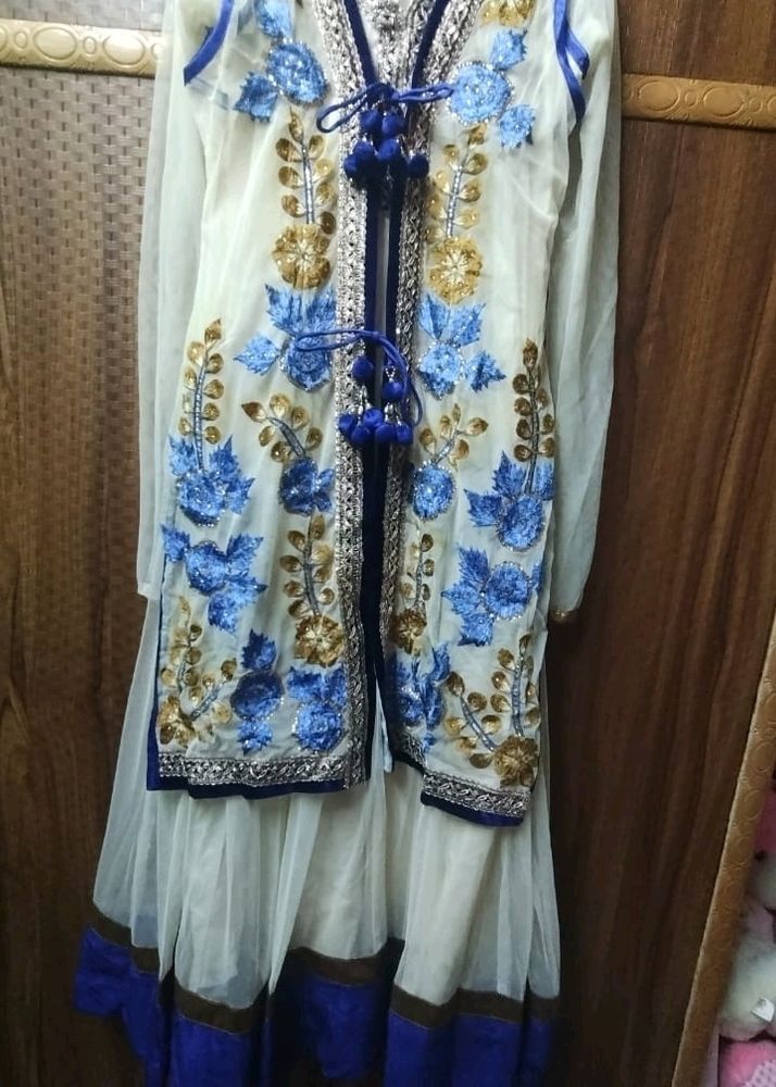 Women Gown With Shrug