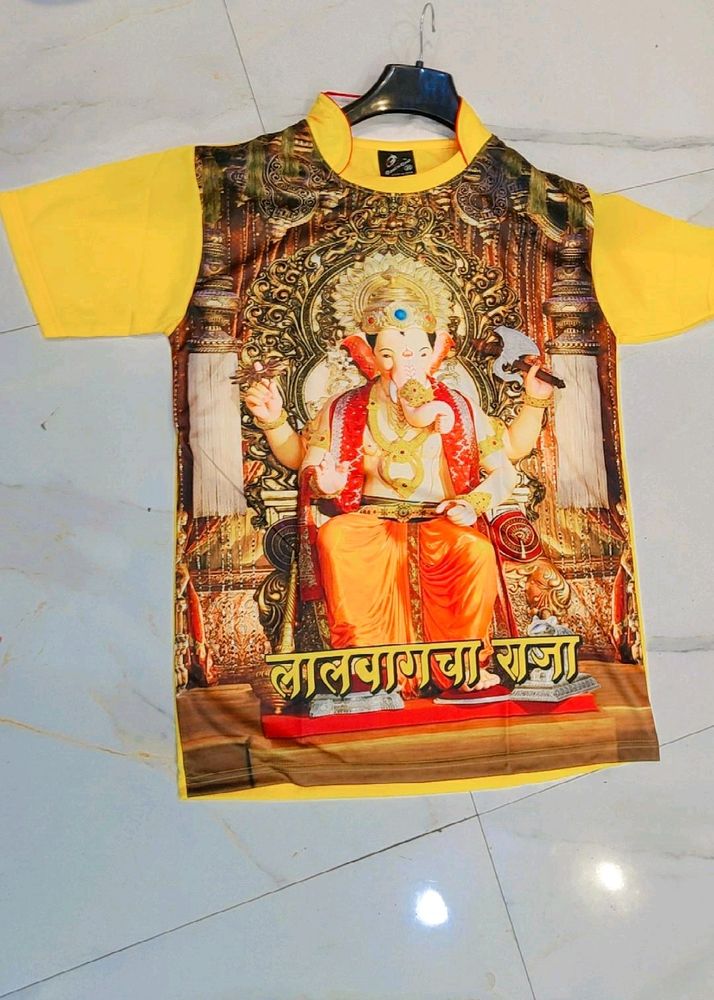 Lalbaugcha Raja Print T-shirt