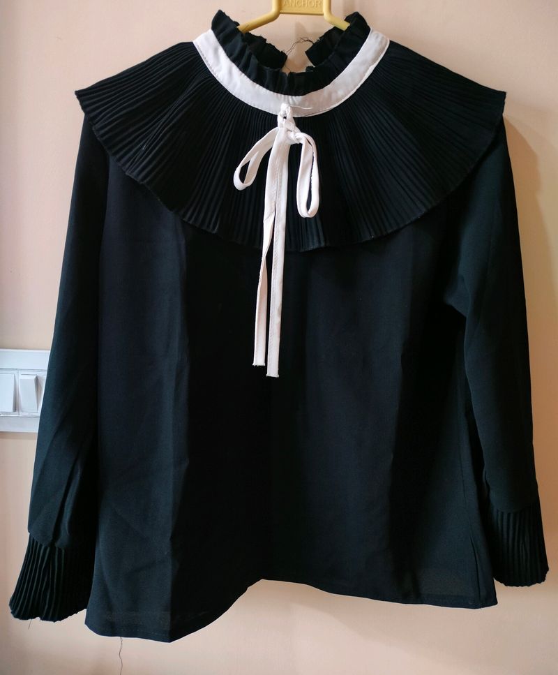 black stylish Top