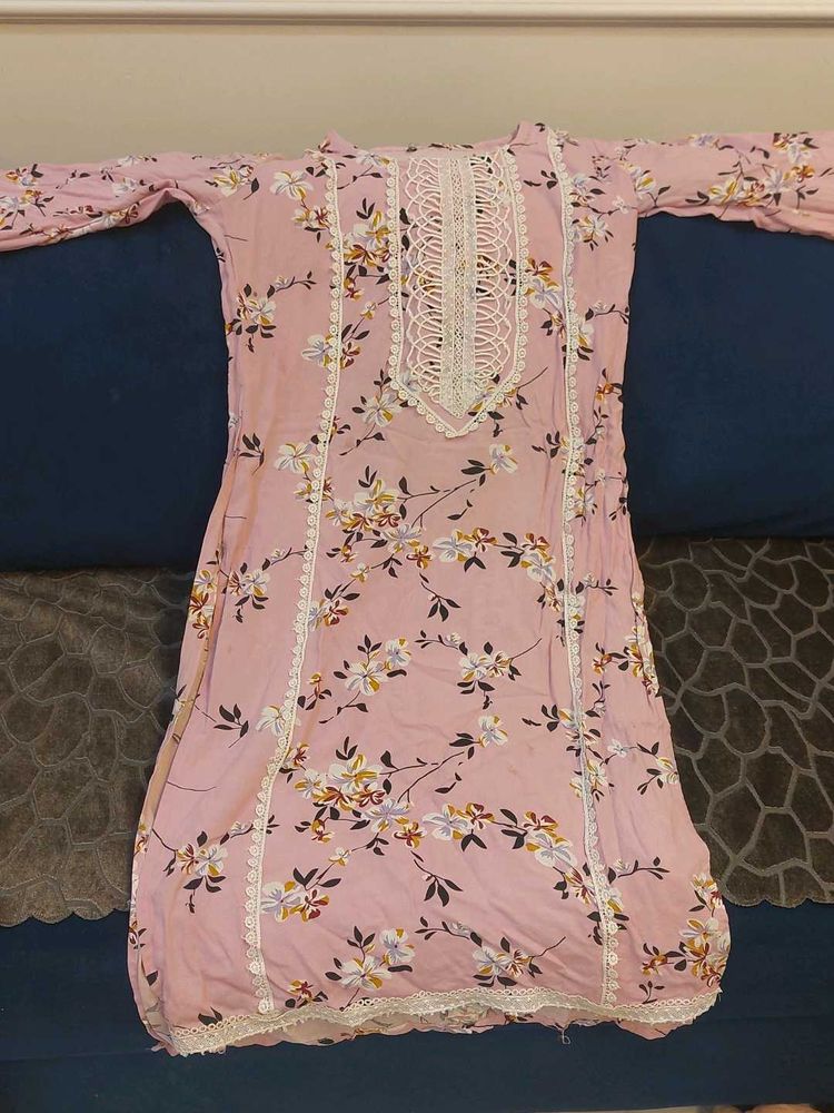 Pink Kurta Palazzo