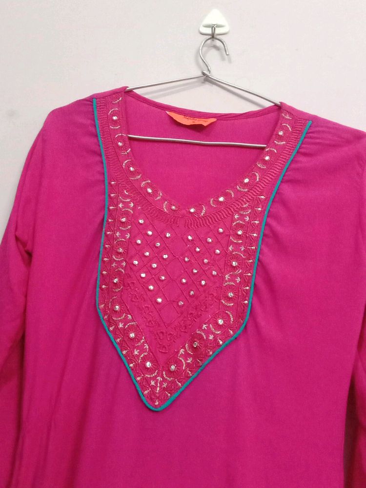 Beautiful Kurti Rose Colour 😍