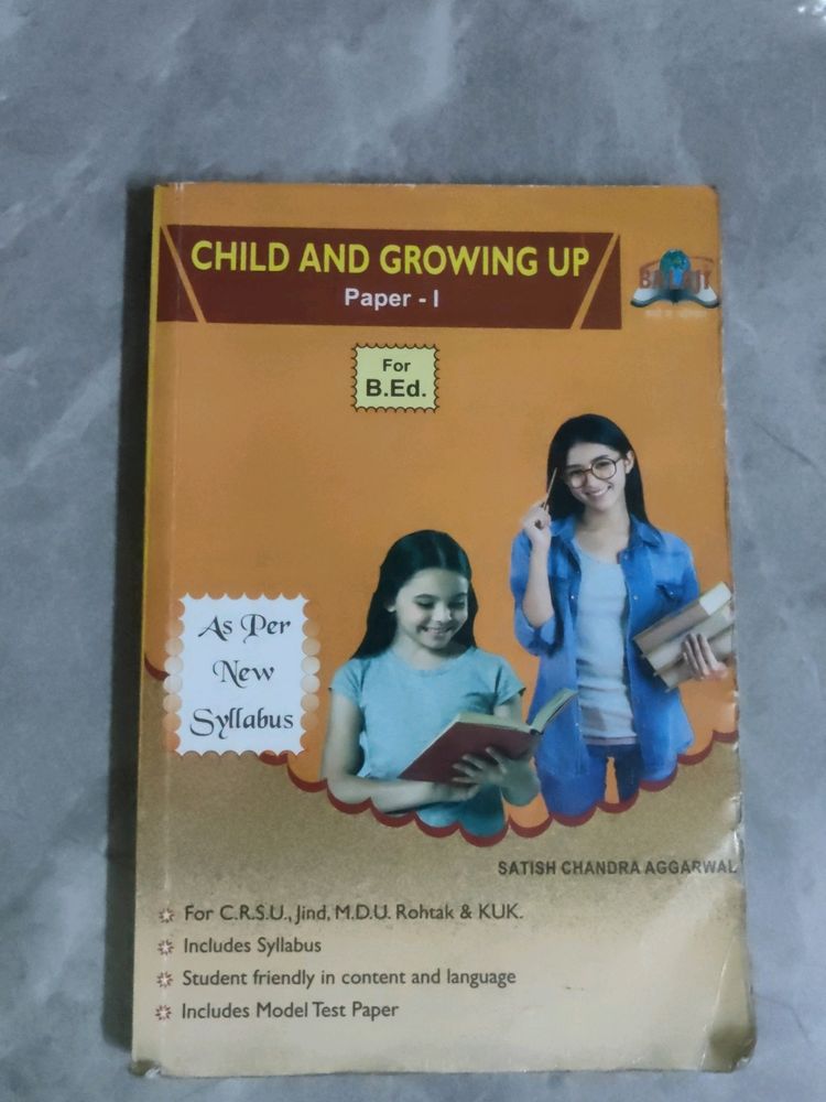 Child And Growing Up ,Books For B.ed Paper 1