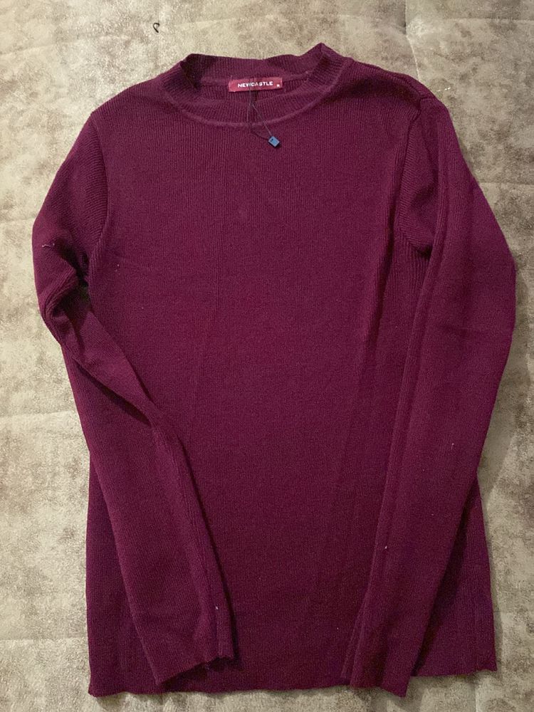 Maroon Sweater