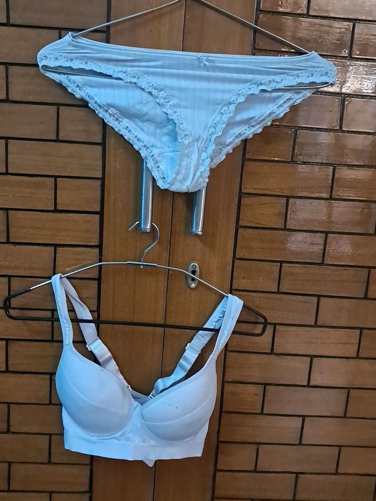 Combo Of Four Imported Fabric Bra N Panty