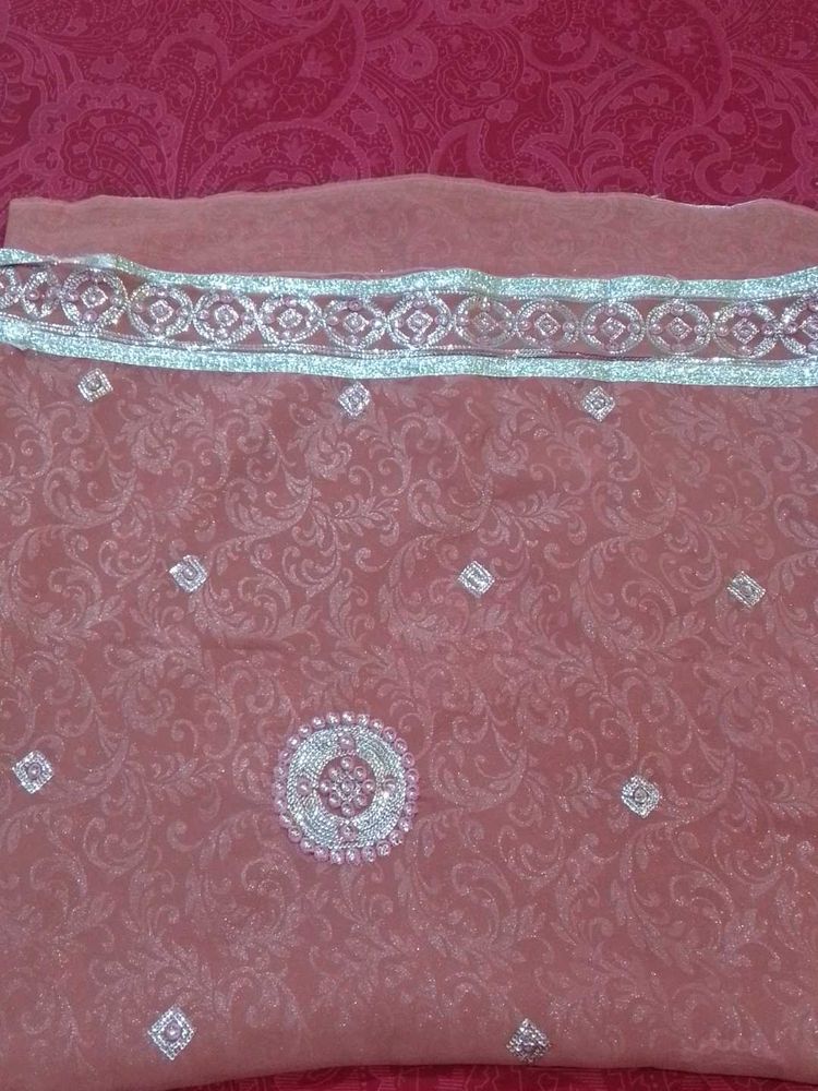 Saree With Work Of Stones