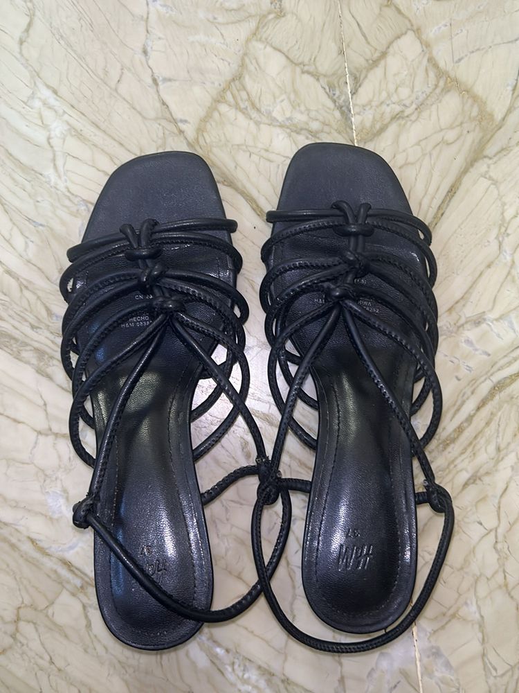 H&M Black Sandal