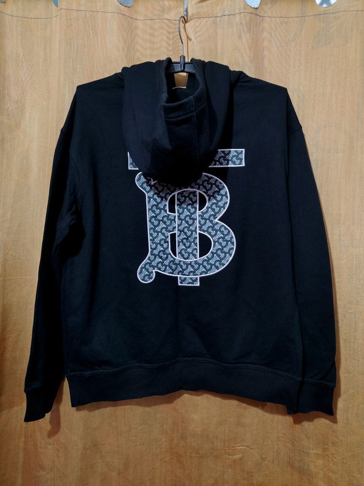 Burberry Hoodie Sweatshirt Black Size M