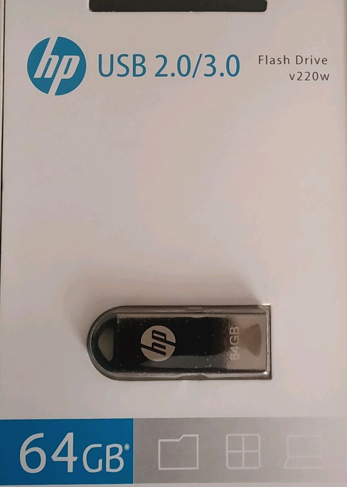 New HP PENDRIVE 64gb